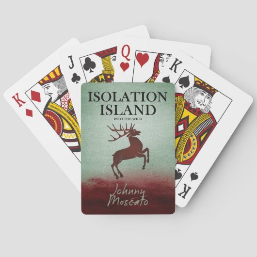Isolation Island Herten Ontwerp Pokerkaarten (Achterkant)