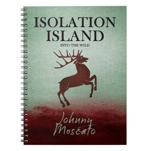 Isolation Island Hertenontwerp Notitieboek (Voorkant)