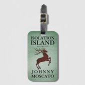 Isolation Island Hint Bagagelabel (Voorkant (verticaal))
