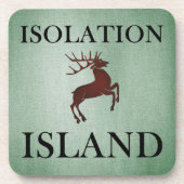 Isolation Island Hint Bier Onderzetter (Voorkant)
