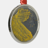 Isolation Streak of Bacteria Metalen Ornament (Rechts)