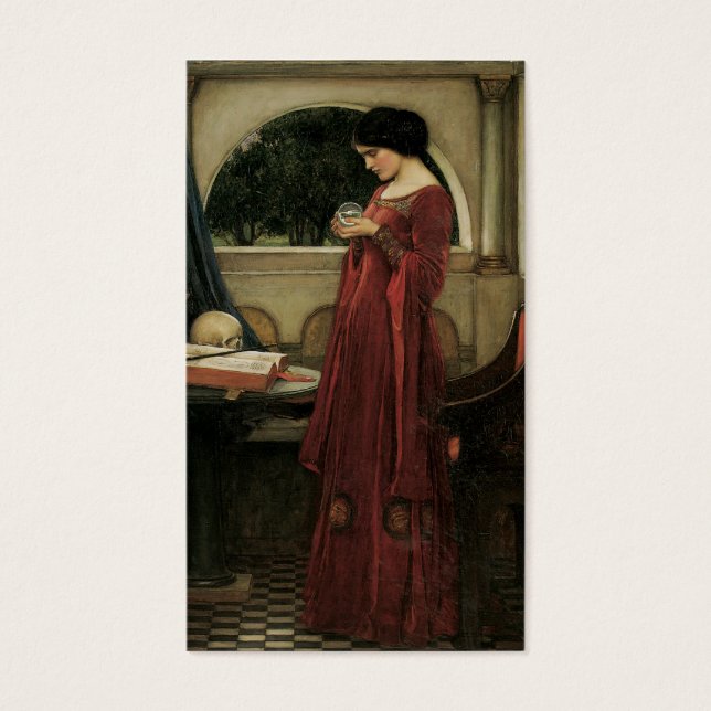 Isolde and Crystal Ball 1902 Visitekaartje (Voorkant)