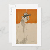 Isolde, illustratie uit 'The Studio', 1895 (lith Briefkaart (Voorkant / Achterkant)