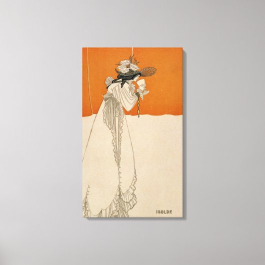 Isolde, illustratie uit 'The Studio', 1895 (lith Canvas Afdruk (Voorkant)