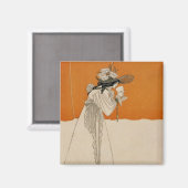 Isolde, illustratie uit 'The Studio', 1895 (lith Magneet (Voorkant / Achterkant)