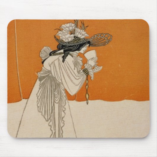 Isolde, illustratie uit 'The Studio', 1895 (lith Muismat (Voorkant)