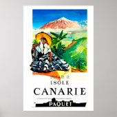 Isole,Canarie,reisposter Poster (Voorkant)