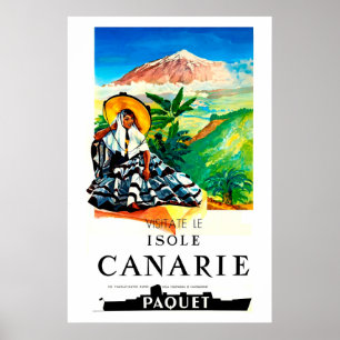 Isole,Canarie,reisposter Poster