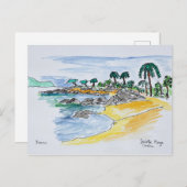 Isolella Beach, Ajaccio | Corsica, Frankrijk Briefkaart (Voorkant / Achterkant)