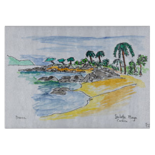 Isolella Beach, Ajaccio Corsica, Frankrijk Snijplank