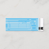 Isolineaire chip, Visitekaartje van 3,0 x 1,0 inch (Achterkant)