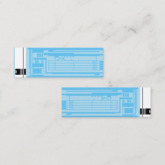 Isolineaire chip, Visitekaartje van 3,0 x 1,0 inch (Voorkant / Achterkant)