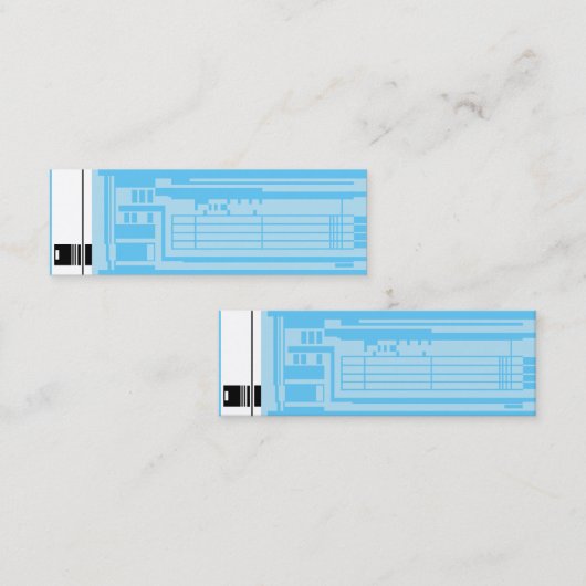 Isolineaire chip, Visitekaartje van 3,0 x 1,0 inch (Voorkant / Achterkant)