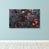 Isometer (zwart) canvas afdruk (Insitu (Houten vloer))