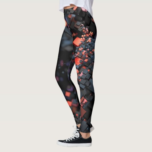 Isometer (zwart) Licentie Bord Lijst Leggings (Links)