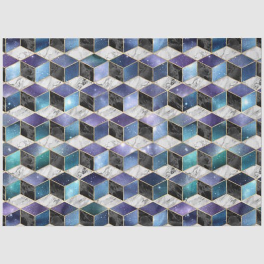Isometric Galaxy Serie Ontwerp 12 Tissuepapier (Voorkant)