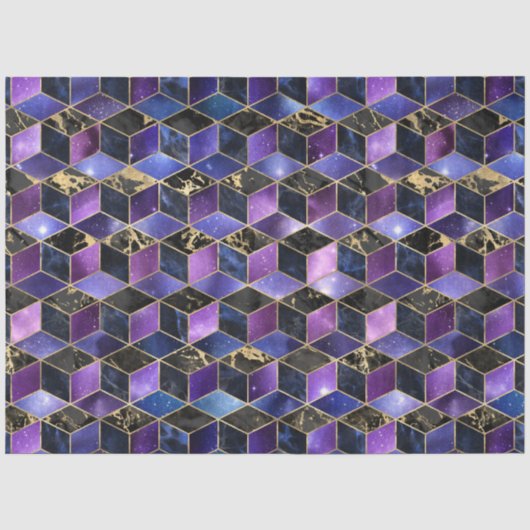 Isometric Galaxy Serie Ontwerp 14 Tissuepapier (Voorkant)