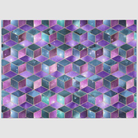 Isometric Galaxy Serie Ontwerp 16 Tissuepapier (Voorkant)
