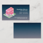 Isometrical Real Estate Agent Home Visitekaartje (Voorkant / Achterkant)