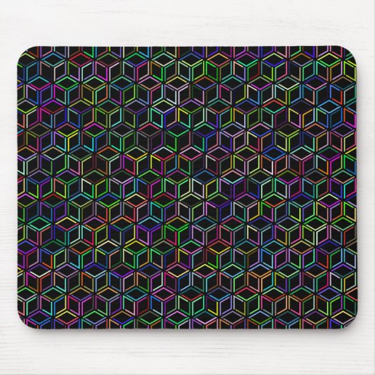 Isometrisch buispatroon muismat (Voorkant)