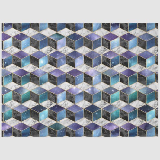 Isometrisch ontwerp uit de Galaxy-reeks 12 Tissuepapier (Voorkant)