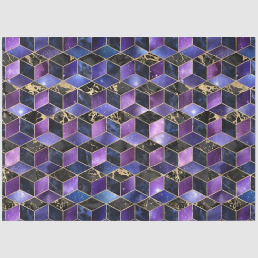 Isometrisch ontwerp uit de Galaxy-reeks 14 Tissuepapier (Voorkant)