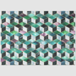 Isometrisch ontwerp uit de Galaxy-reeks 3 Tissuepapier