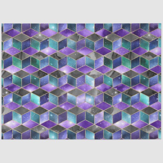 Isometrisch ontwerp uit de Galaxy-reeks 6 Tissuepapier (Voorkant)