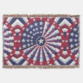 Isometrisch VS-vlagpatroon Deken (Voorkant)