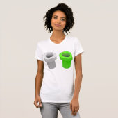 Isometrische buizen Vrouwen T-shirt (Voorkant volledig)