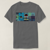 Isometrische cyberbeveiliging en informatie of net t-shirt (Design voorkant)
