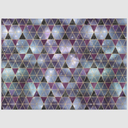 Isometrische Galaxy Serie Ontwerp 2 Tissuepapier (Voorkant)