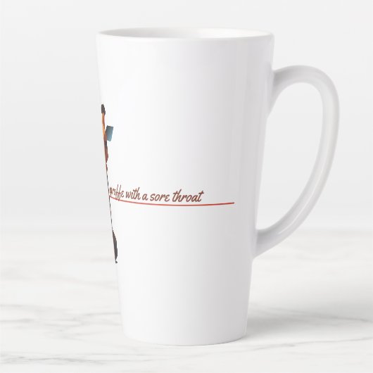 Isometrische Giraffe Latte Mok (Rechts)