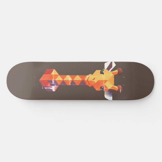 Isometrische Giraffe Persoonlijk Skateboard (Horizontaal)