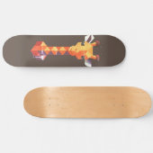 Isometrische Giraffe Persoonlijk Skateboard (Horizontaal)