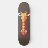 Isometrische Giraffe Persoonlijk Skateboard (Voorkant)