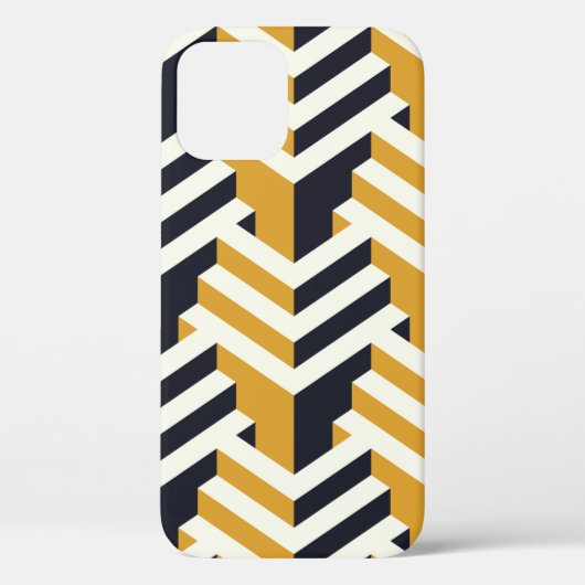 Isometrische naadloze patternart, deco, patroon, n Case-Mate iPhone case (Achterkant)