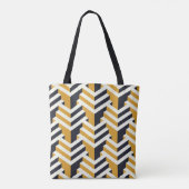 Isometrische naadloze patternart, deco, patroon, n tote bag (Achterkant)