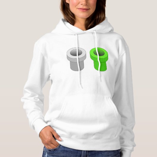 Isometrische Pijpen Vrouwen Hoodie (Voorkant)