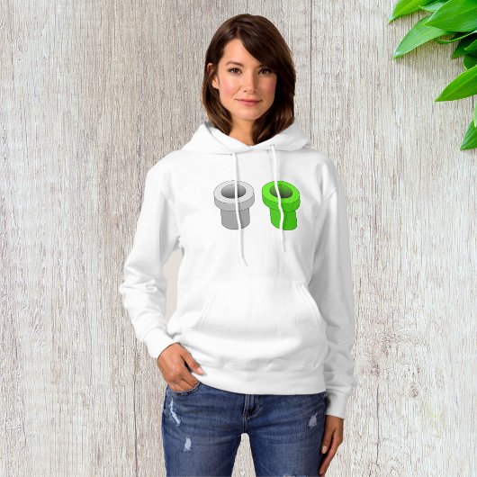 Isometrische Pijpen Vrouwen Hoodie