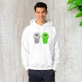 Isometrische Pipes Mannen Hoodie