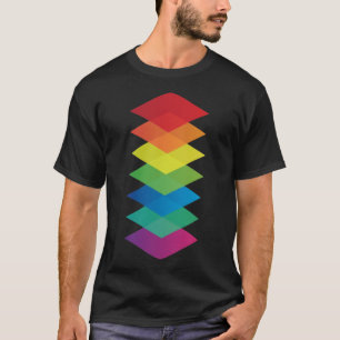 Isometrische regenboog T-Shirt