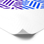 Isometrische Weave Color Wheel Poster (Hoek)