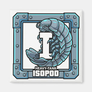 Isopod (Reuzen Isopod) – GTA Stijl ABC Leren Magneet
