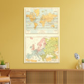 Isothermale windenergie Europa Canvas Afdruk (Insitu (Woonkamer))