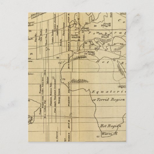 Isothermisch diagram briefkaart (Voorkant)