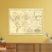 Isothermisch diagram canvas afdruk (Insitu (Woonkamer))