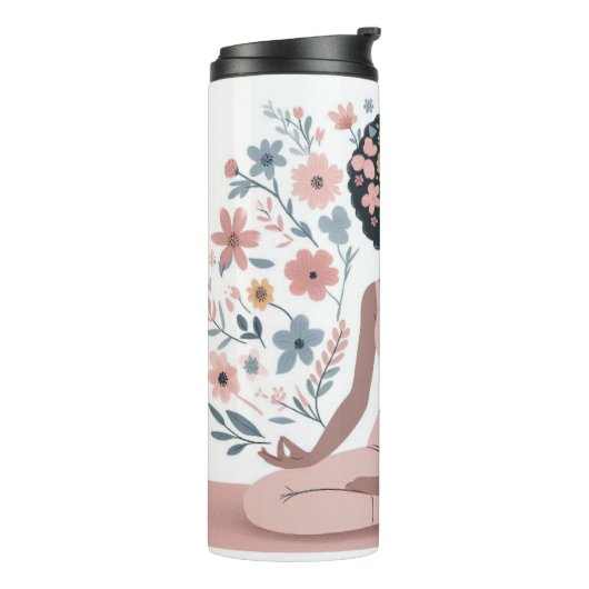 Isothermische fles Yoga Sukhasana Sereniteit (Gedraaid links)