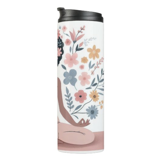 Isothermische fles Yoga Sukhasana Sereniteit (Geroteerd rechts)