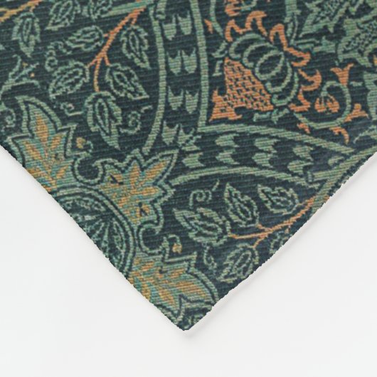 Ispahan (door John Henry Dearle) Fleece Deken (Hoek)